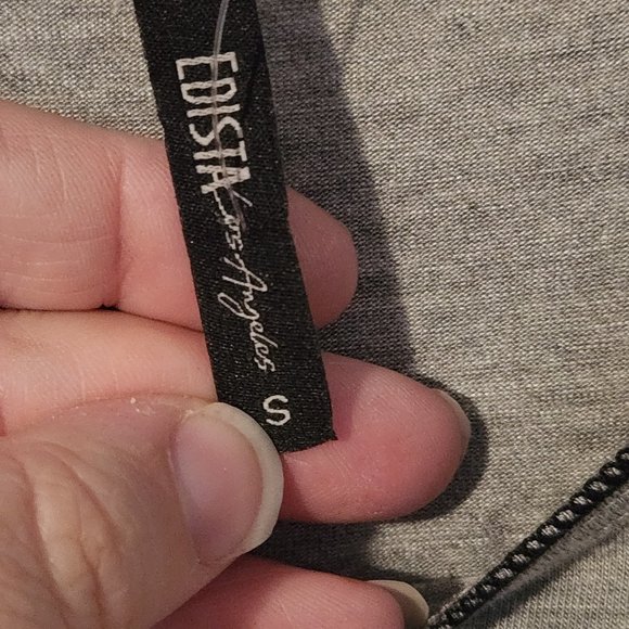 Edista Las Angeles Womens Shirt, Gray, size S - Picture 5 of 6